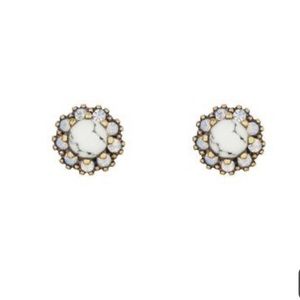 Chloe + Isabel Exclusive Howlite + Pavè Studs